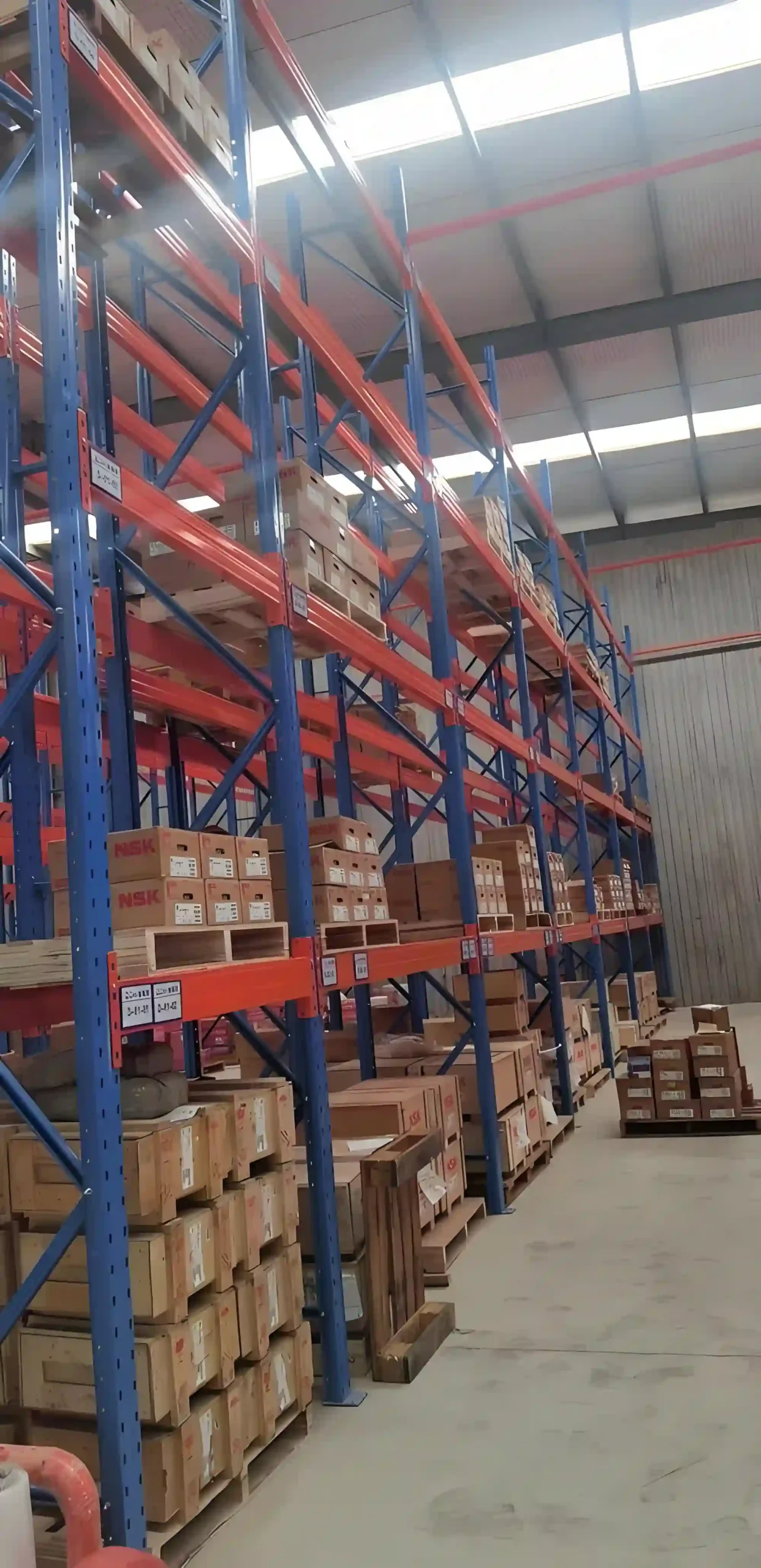 Warehouse shelving