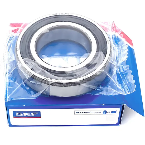 Motorcycle Deep Groove Ball Bearing SKF 6217-2RS 85x150x28mm for Precision Performance