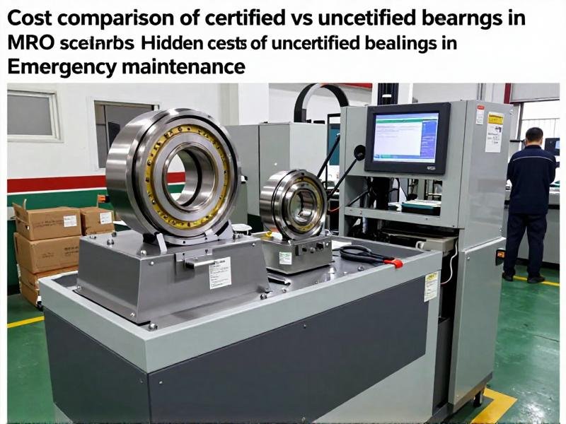 Cost comparison of certified vs uncertified bearings in MRO scenarios