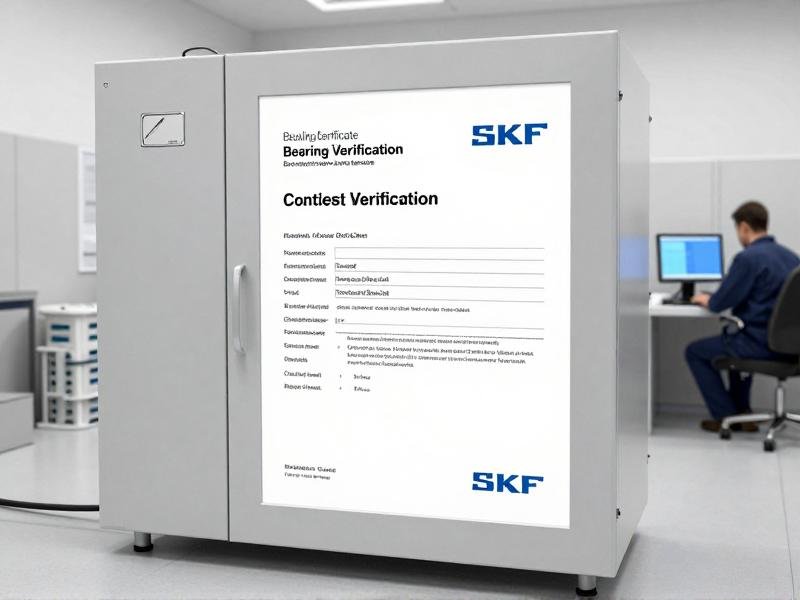 Bearing certificate verification