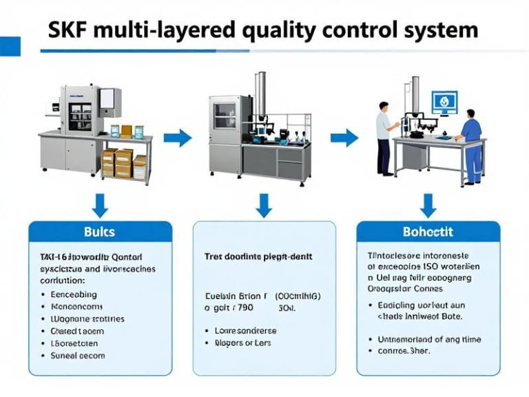 SKF multi-layered quality control system with traceability and testing protocols