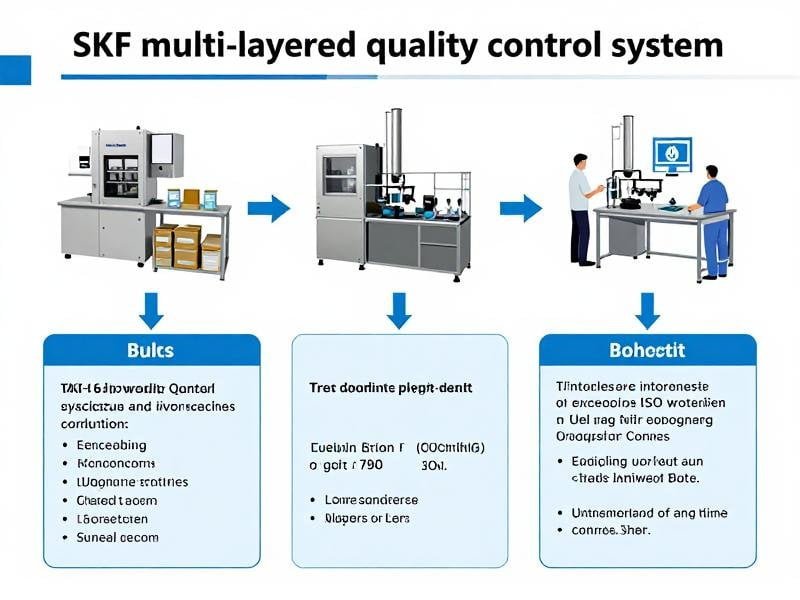 SKF factory quality control exceeding ISO standards SKF multi-layered quality control system with traceability and testing protocols