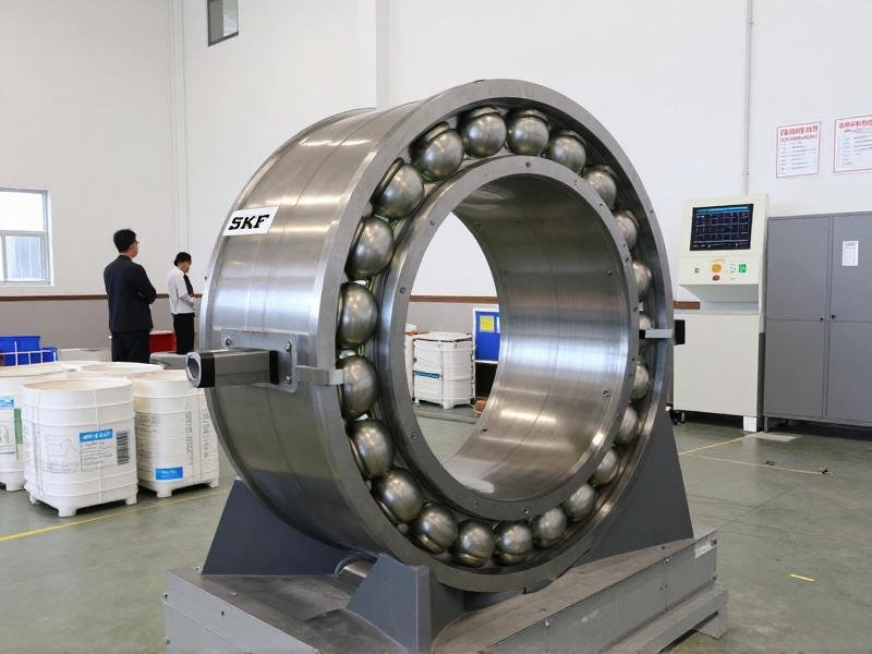 Wind turbine bearing installation