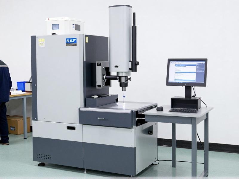 Automotive bearing dimensional inspection using laser micrometers