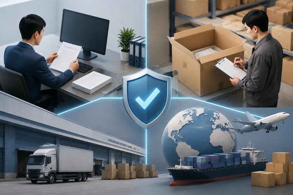 Authorized distributor verification and supply chain documentation workflow
