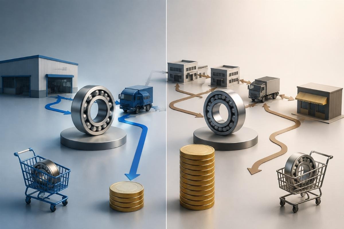 Authorized distributor vs middleman bearing price comparison