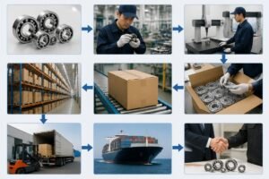 Authorized KOYO bearing supply chain verification flowchart