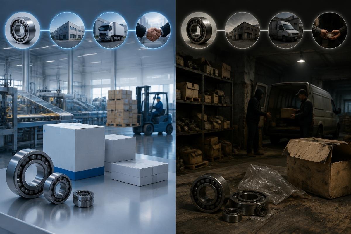 Authorized vs grey-market bearing supply chain comparison