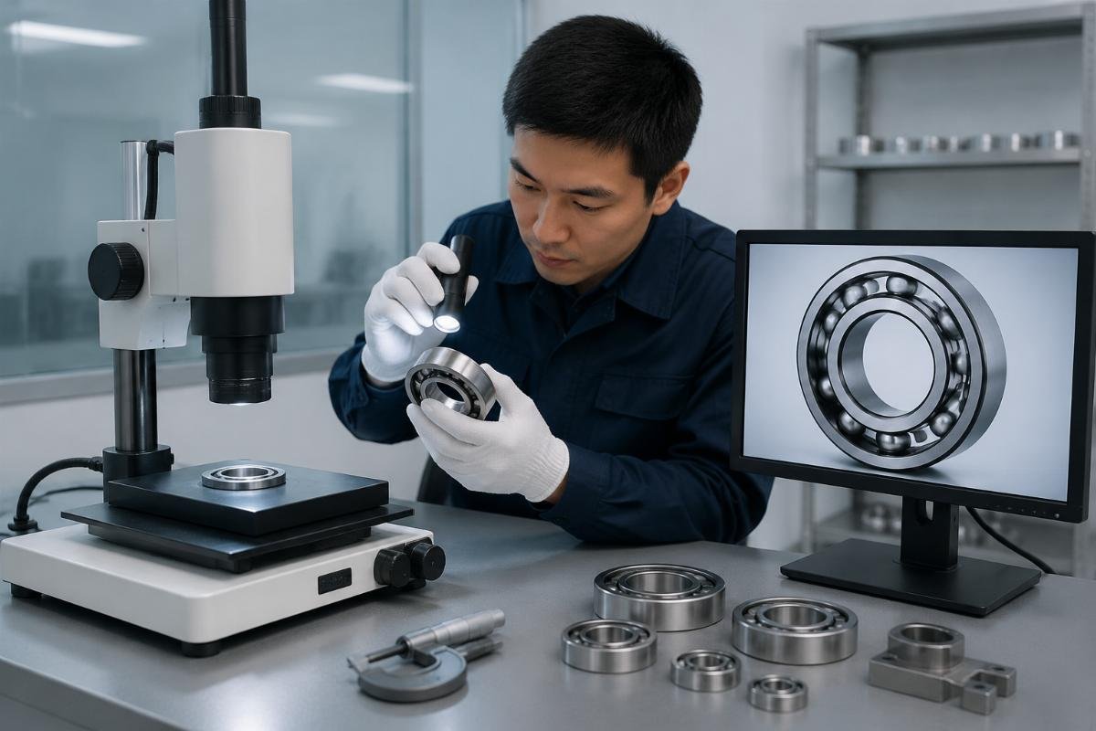 Bearing authenticity verification process