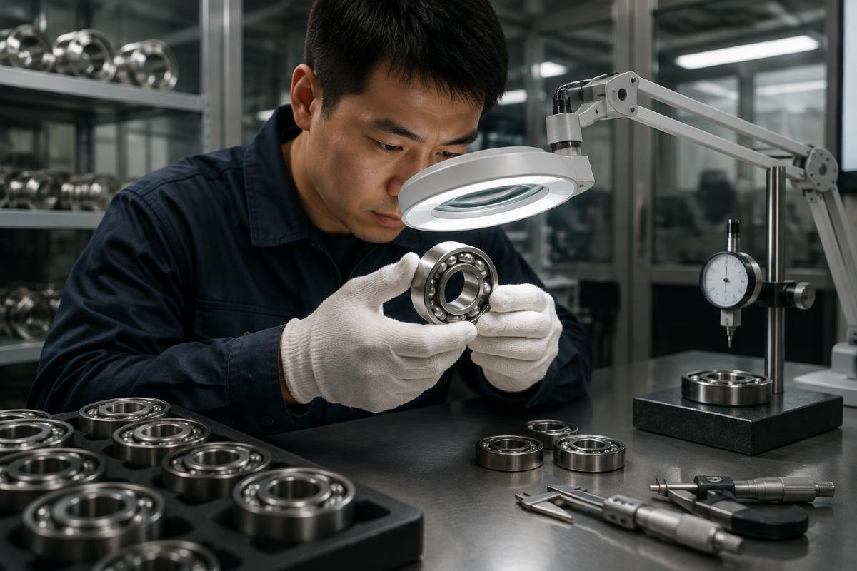 Bearing authenticity verification process
