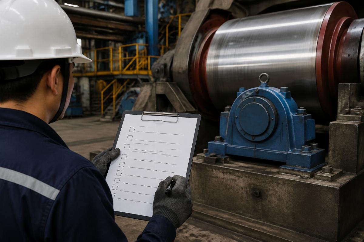 Bearing cross-reference verification checklist for rolling mill chock applications