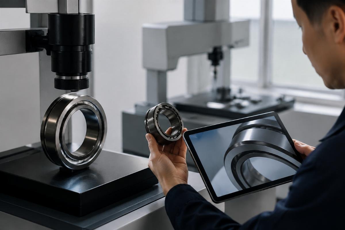 Bearing inner ring origin code markings and authorization certificate verification process