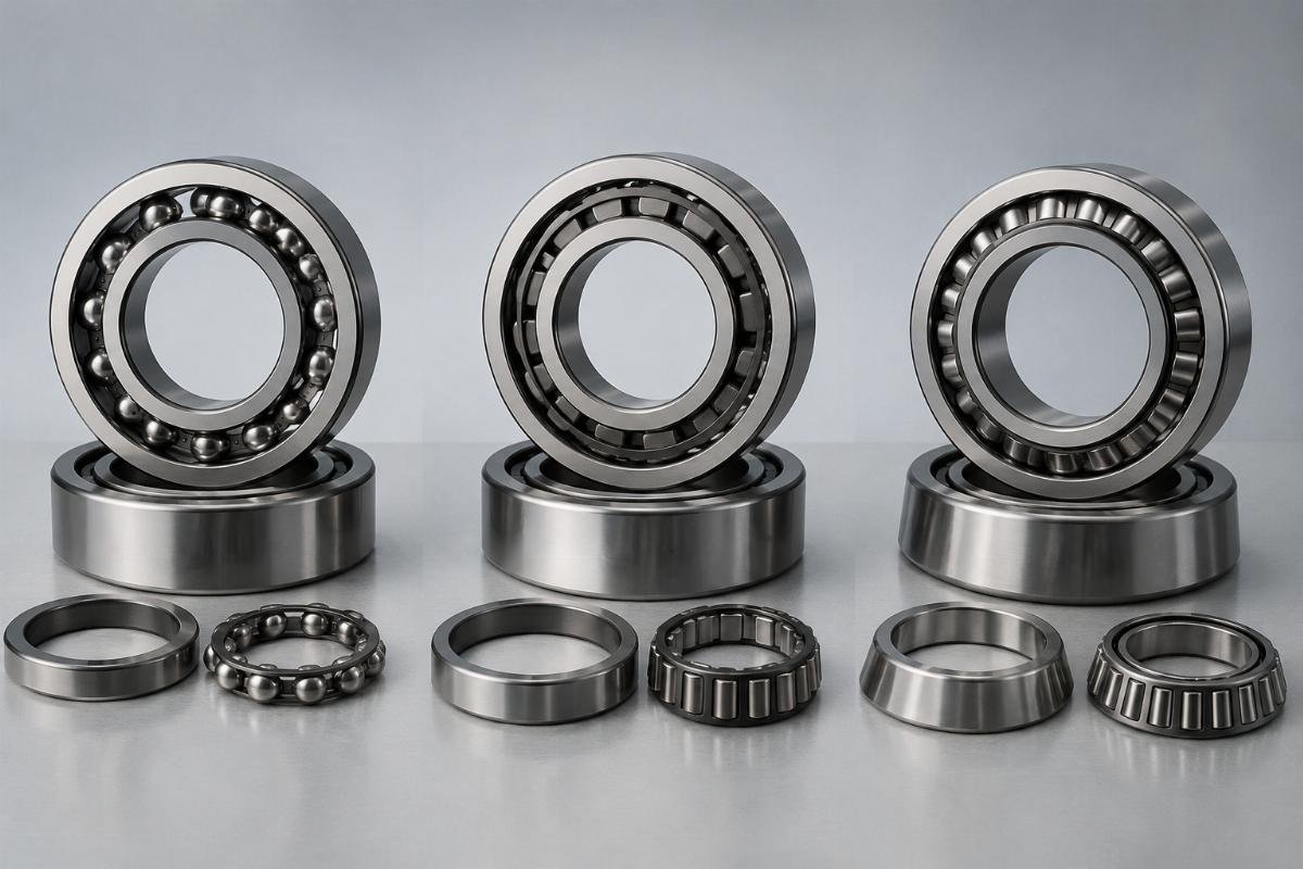 Bearing pairing arrangement DB DF DT
