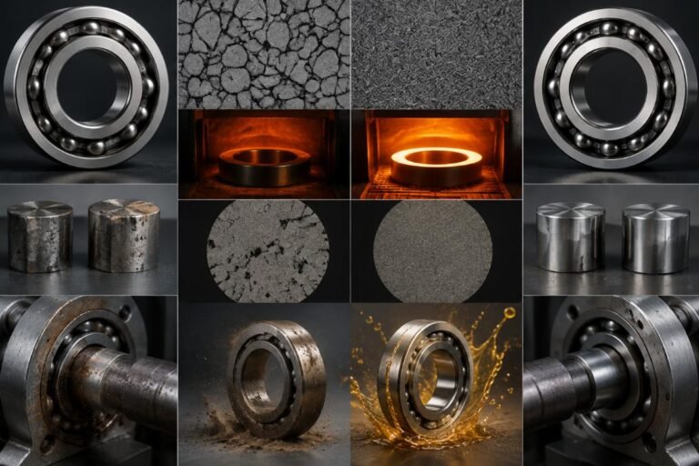 Bearing Steel Microstructure Comparison: Standard vs Premium Grades