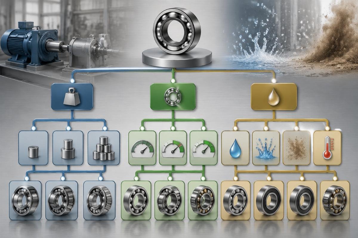 Bearing Steel Selection Based on Load, Speed, and Environmental Conditions Bearing Steel Grade Selection Decision Tree for Industrial Applications