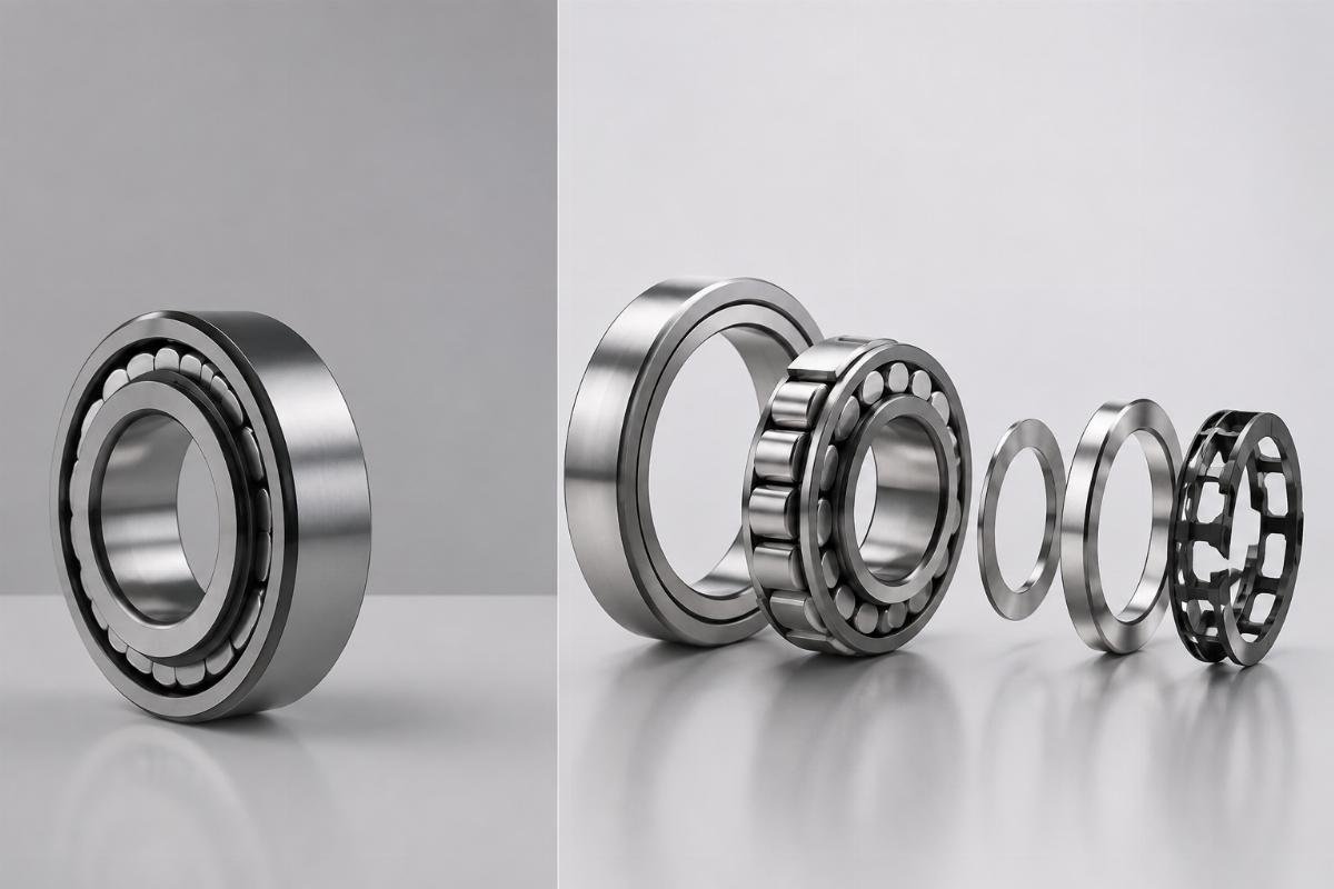 Comparison of basic NTN bearing part number versus full suffix designation