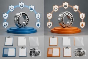 Comparison of SKF and Timken warranty policy coverage scope and claim documentation requirements
