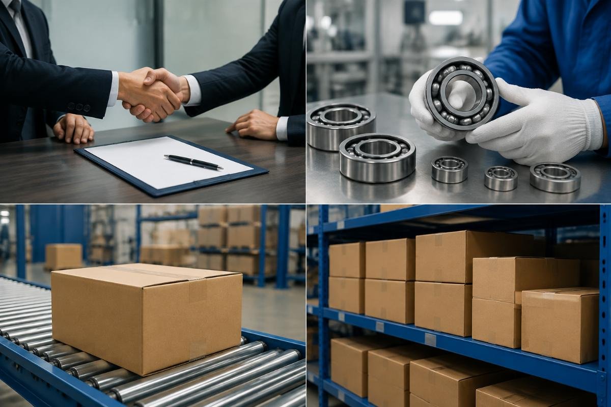 Contractual framework for SKF bearing origin verification and batch consistency
