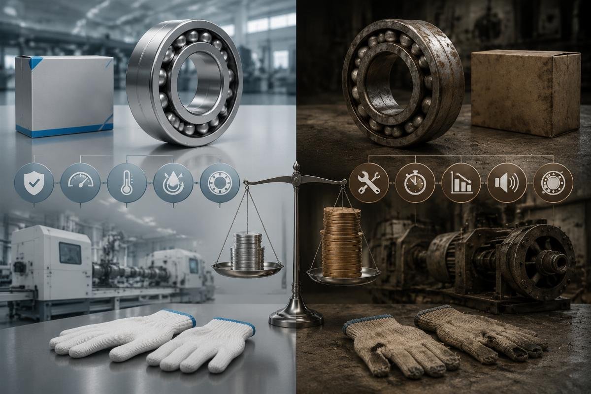 Cost comparison of genuine vs counterfeit bearing total ownership