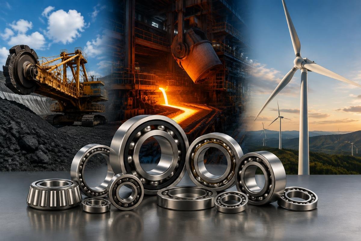 Custom bearing solutions for mining, steel, and wind energy applications Industry-Specific Bearing Solutions