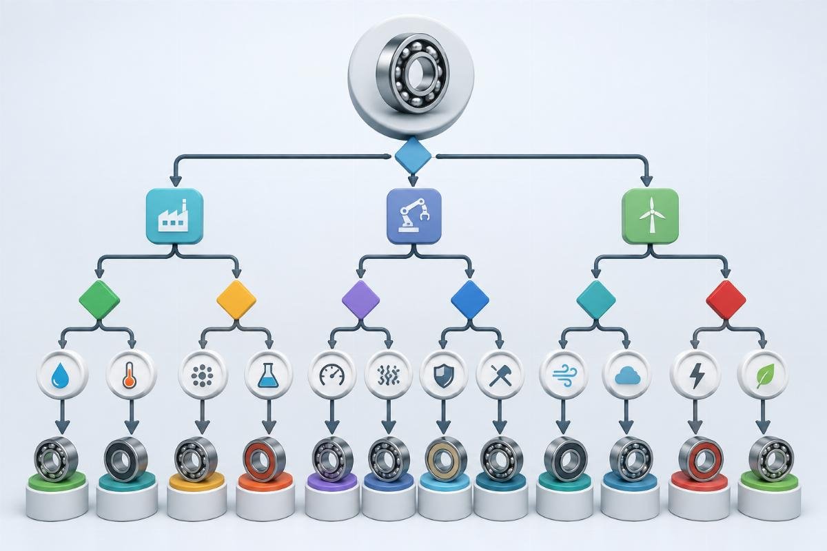 Bearing certification decision tree for industrial buyers