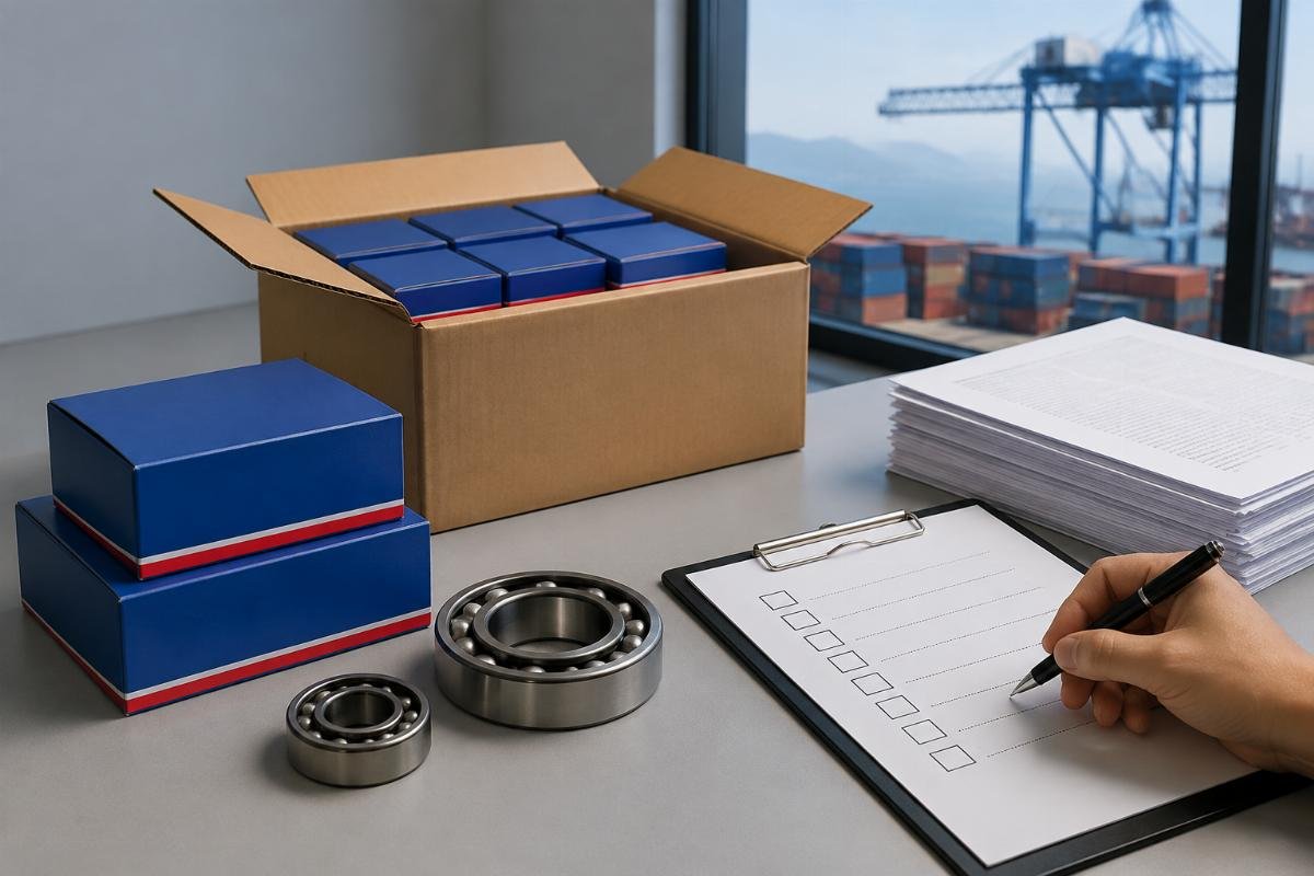 Document verification checklist for SKF bearing import to Chile