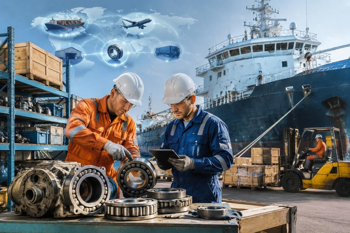 Dual-brand bearing supply chain strategy for marine vessel maintenance and repair