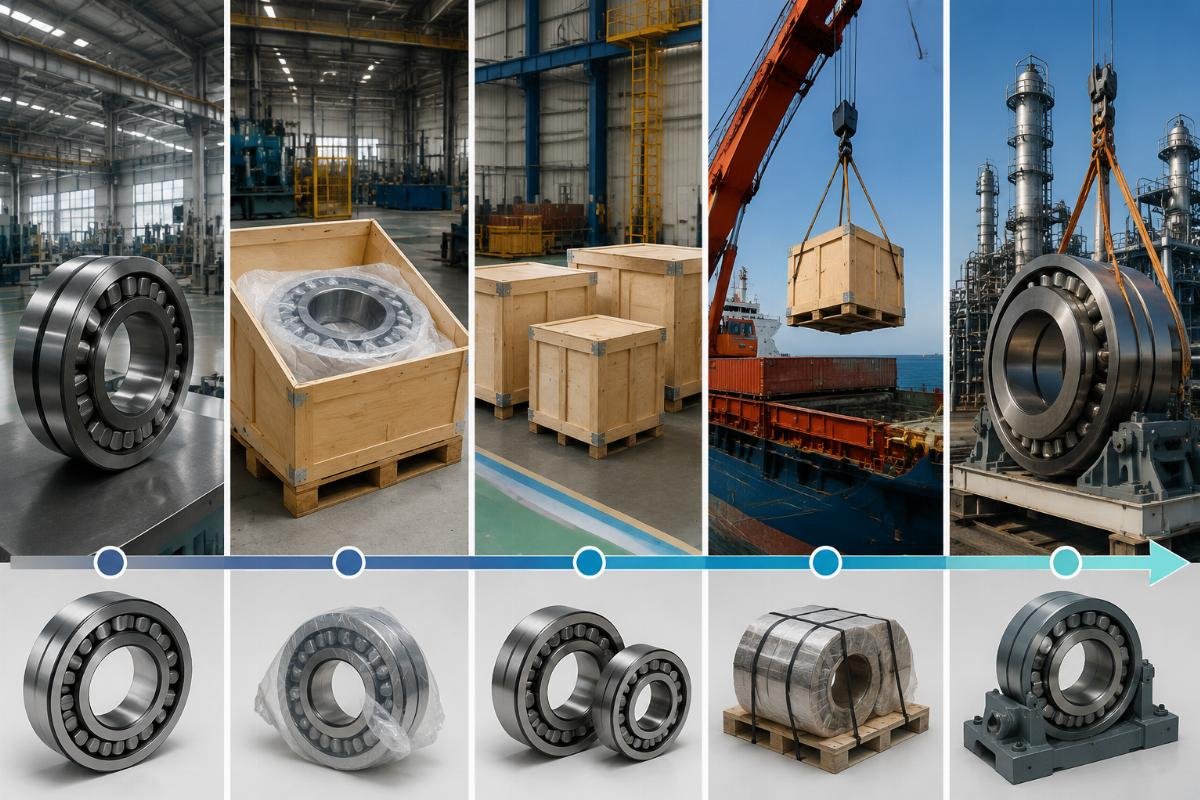 Example phased delivery schedule for EPC industrial projects Phased Bearing Delivery Timeline