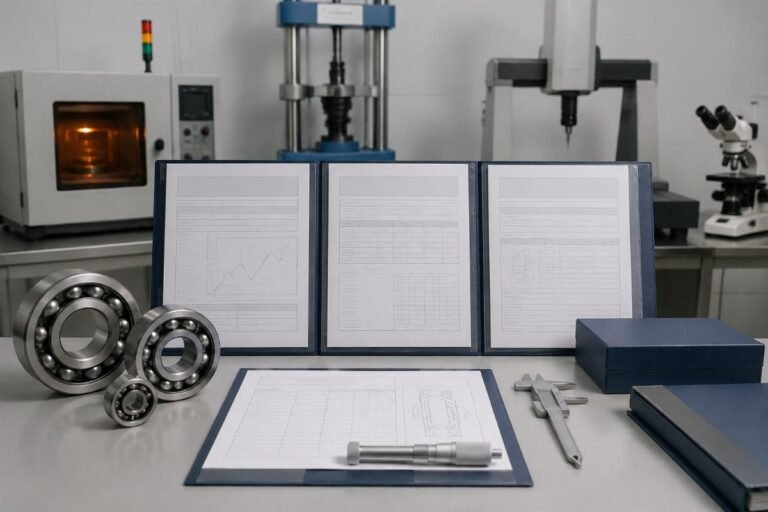 Bearing Traceability Documentation Example