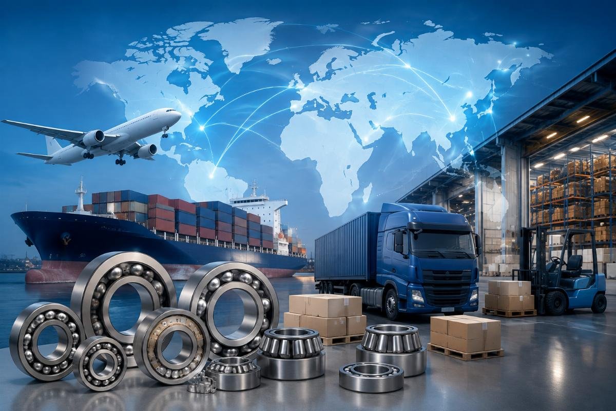 Global delivery options for industrial bearings Industrial Bearing Logistics Network