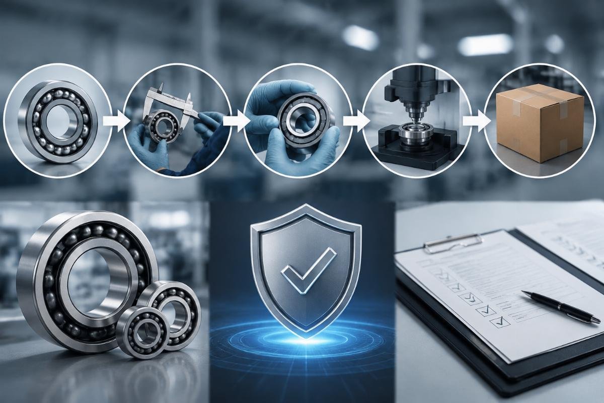 Bearing certification verification process flow