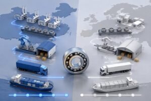 Comparison chart of China vs Europe bearing supply chain efficiency