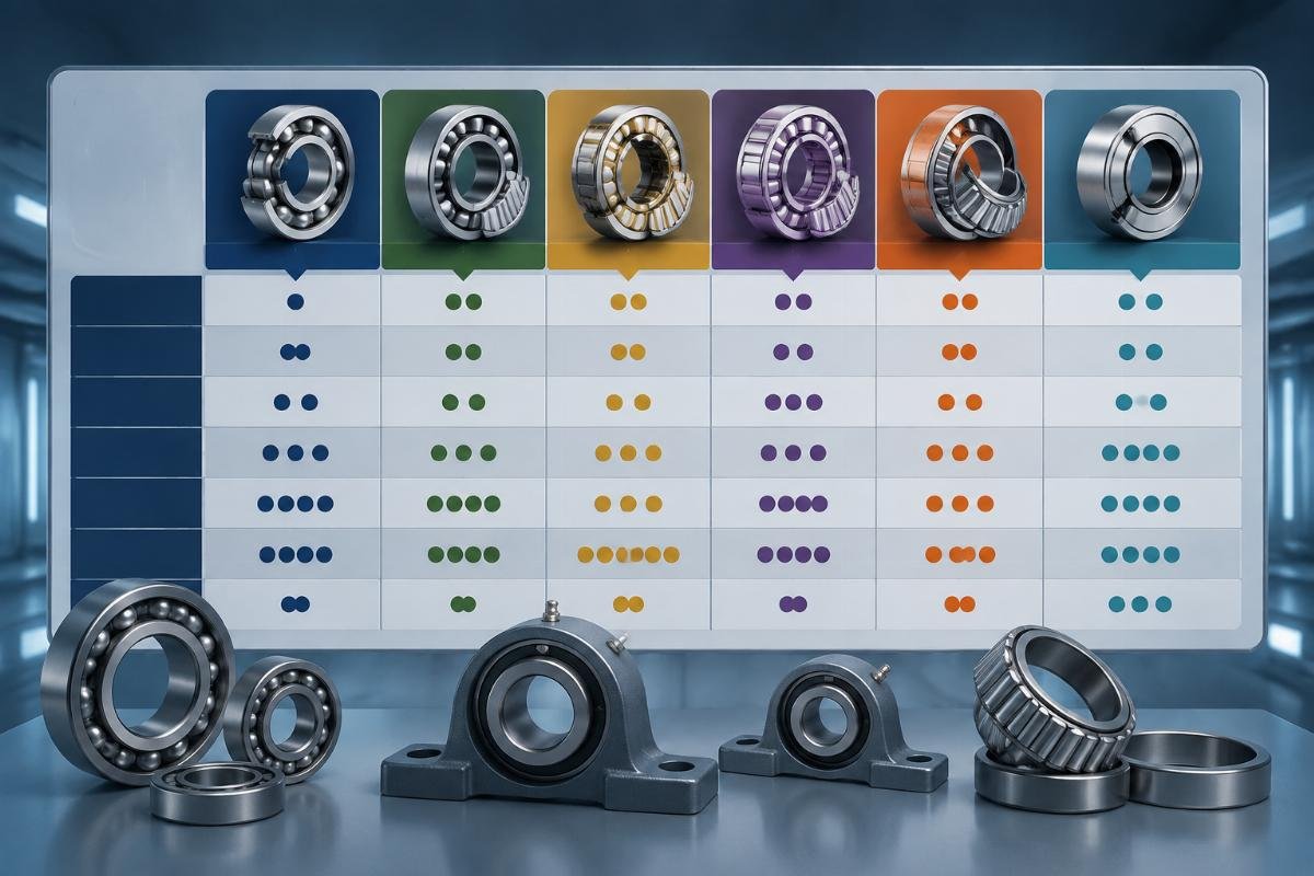 NSK bearing price factor comparison matrix