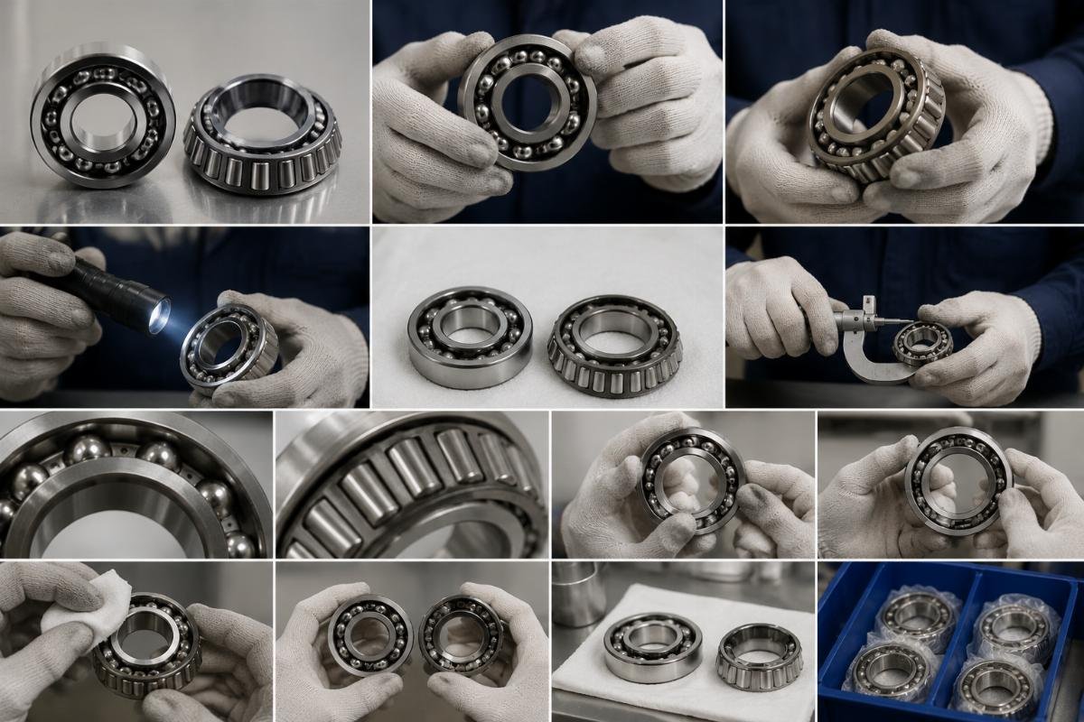 Physical inspection checklist for genuine SKF and Timken bearings