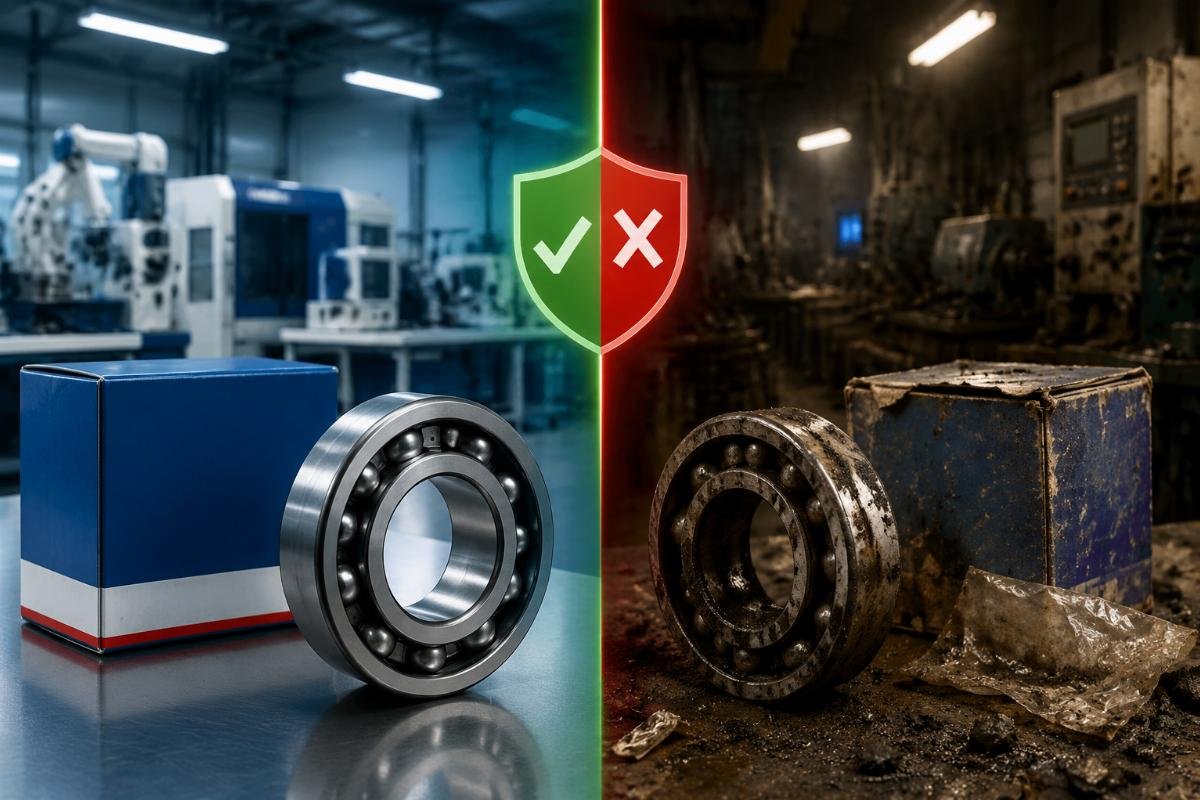 Risk comparison authorized versus unauthorized SKF bearing sourcing