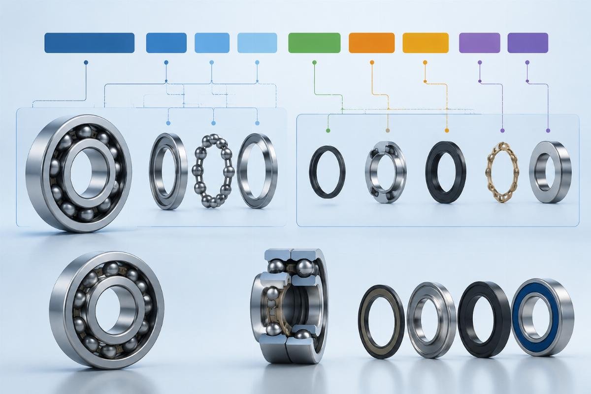 SKF bearing designation breakdown showing basic code structure and suffix meanings
