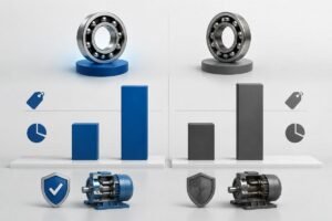 SKF bearing price in India comparison chart showing unit price versus total cost of ownership