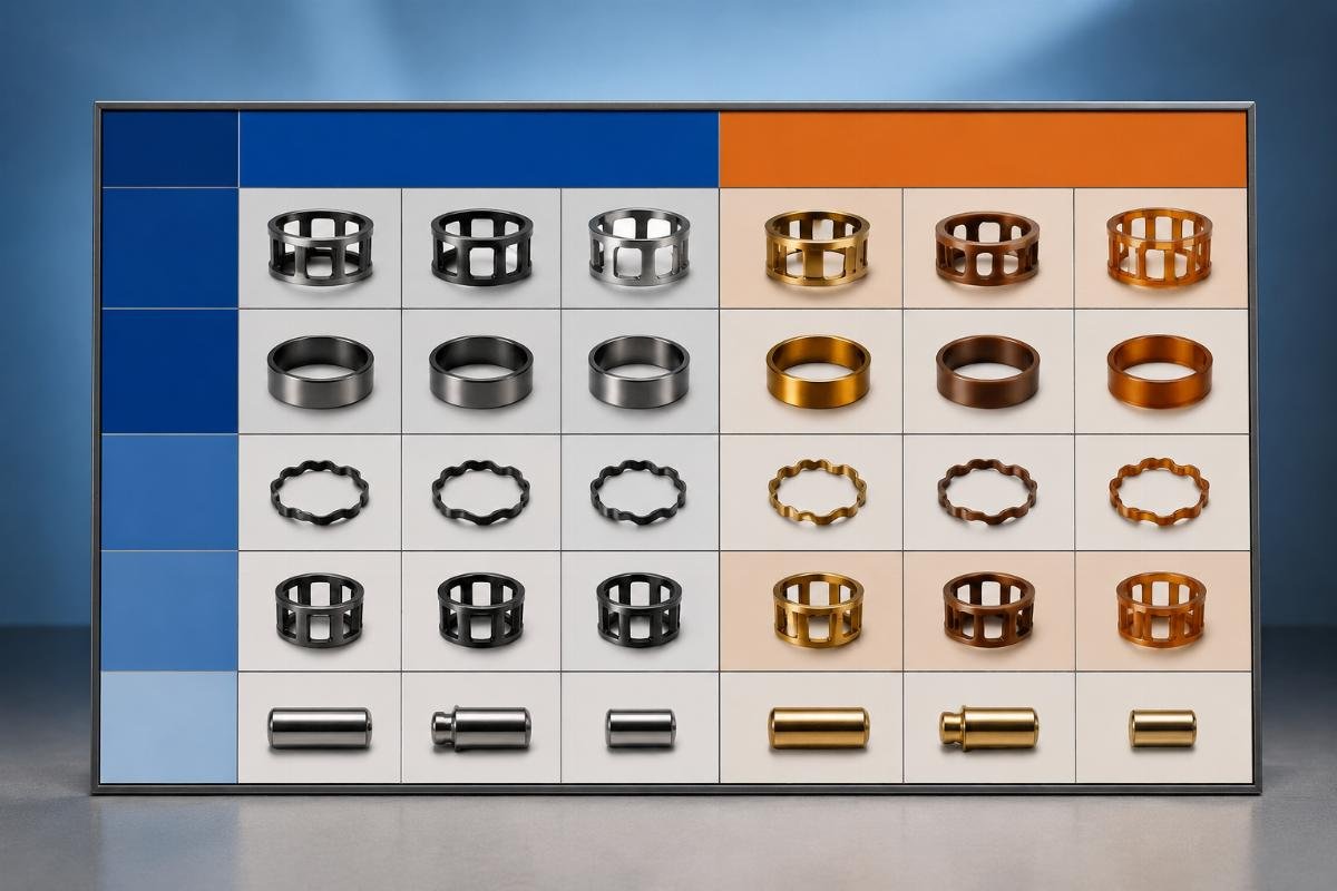 SKF Timken cage material cross-reference table