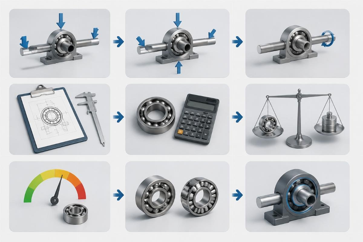 Bearing Load Calculation Workflow Diagram