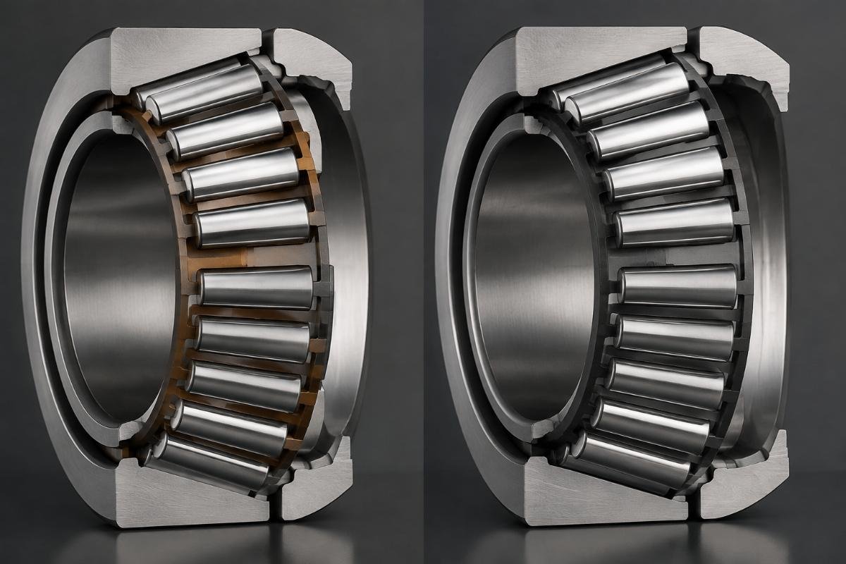 Tapered roller bearing internal geometry comparison between Timken and SKF