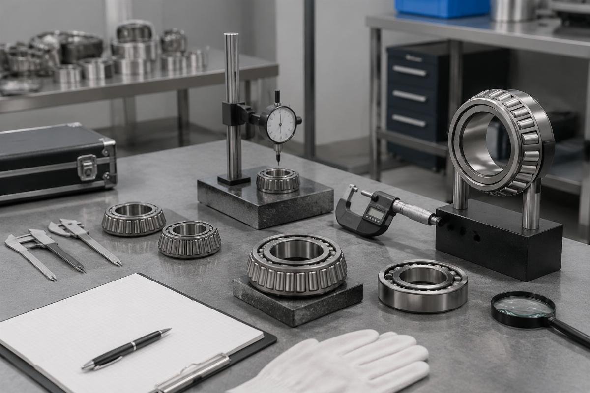 Tapered roller bearing verification checklist for brand interchange