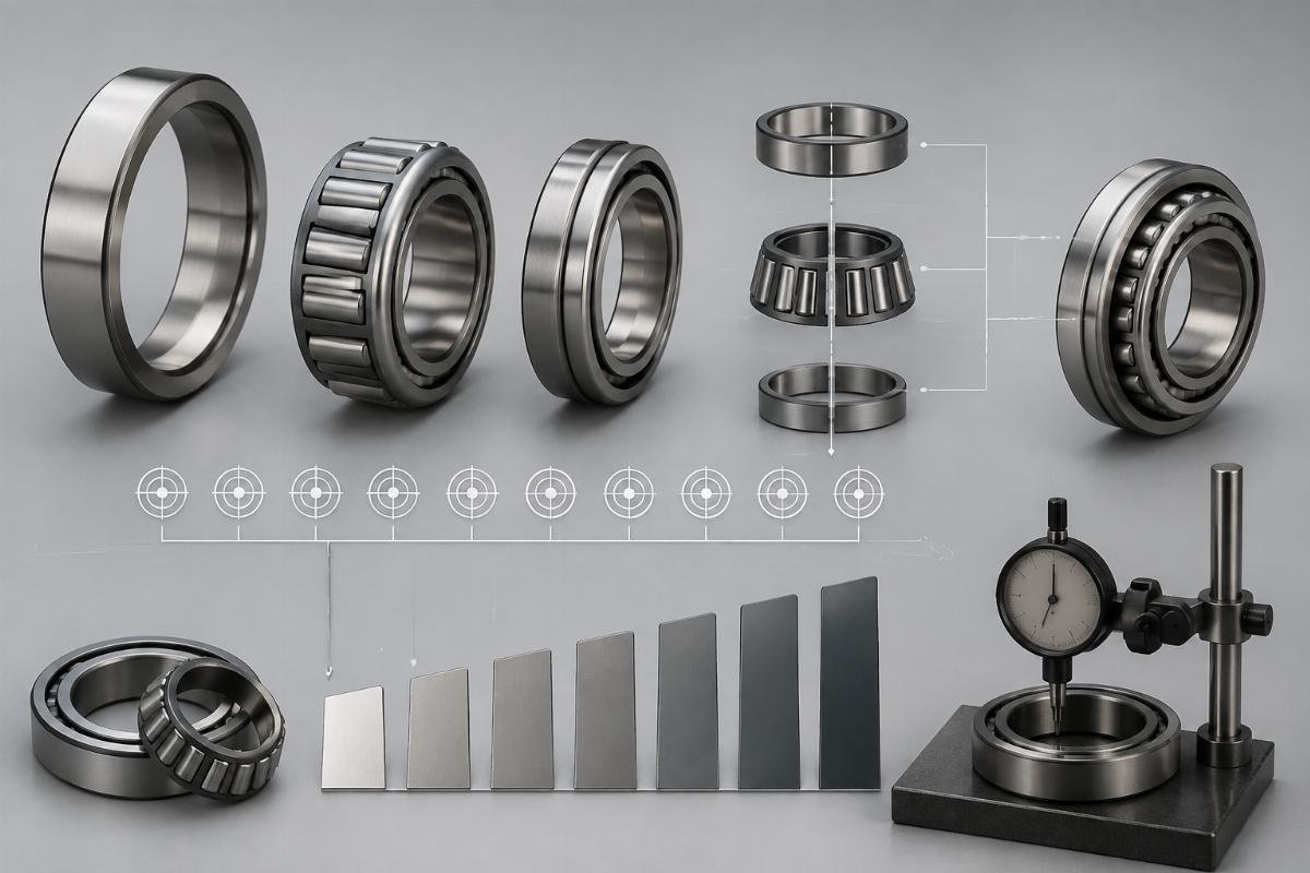 Timken bearing cup cone numbering system with ABEC precision class indicators